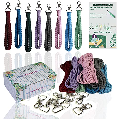 Ewparts Bastelset für Erwachsene, Boho-Makramee-Schlüsselanhänger-Set enthält alles, was Sie brauchen, Frauen und Makramee-Anfänger, DIY-Projekte zu machen Ewparts Bastelset für Erwachsene, Boho-Makramee-Schlüsselanhänger-Set enthält alles, was Sie brauchen, Frauen und Makramee-Anfänger, DIY-Projekte zu machen von Ewparts