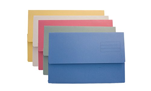 Exacompta DW250-ASTZ Guildhall Dokumentenmappe, einfarbig, 345 x 245 mm, für 200 Blatt, 250 g/m², mittelschwer, Manilla, für A4- und Kanzleipapier-Dokumente, verschiedene Farben, 50 Stück Exacompta DW250-ASTZ Guildhall Dokumentenmappe, einfarbig, 345 x 245 mm, für 200 Blatt, 250 g/m², mittelschwer, Manilla, für A4- und Kanzleipapier-Dokumente, verschiedene Farben, 50 Stück von Guildhall