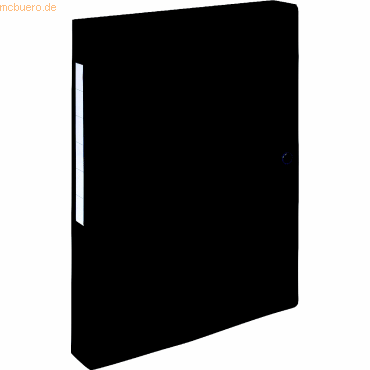 10 x Exacompta Dokumentenbox 250x330mm PP Rückenbreite 40mm schwarz 10 x Exacompta Dokumentenbox 250x330mm PP Rückenbreite 40mm schwarz von Exacompta