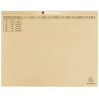 25 Exacompta Hängehefter Exaflex Karton chamois 2 x Amtsheftung von Exacompta