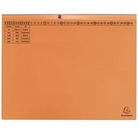 25 Exacompta Hängehefter Exaflex Karton orange 2 x Amtsheftung von Exacompta