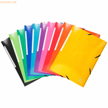 25 x Exacompta Sammelmappe Iderama A4+ 600g/qm Karton farbig sortiert 25 x Exacompta Sammelmappe Iderama A4+ 600g/qm Karton farbig sortiert von Exacompta