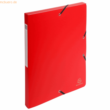 4 x Exacompta Sammelbox Uni A4 25mm PP rot 4 x Exacompta Sammelbox Uni A4 25mm PP rot von Exacompta