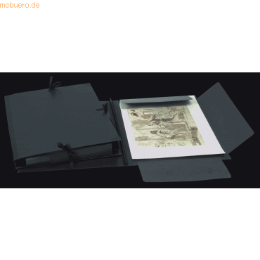 4 x Exacompta Zeichenmappe 50x70cm schwarz 4 x Exacompta Zeichenmappe 50x70cm schwarz von Exacompta