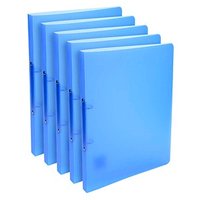 5 Exacompta Chromaline Ringbuch 2-Ringe blau 2,0 cm DIN A4 von Exacompta