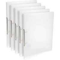 5 Exacompta Chromaline Ringbuch 2-Ringe transparent 2,0 cm DIN A4 von Exacompta