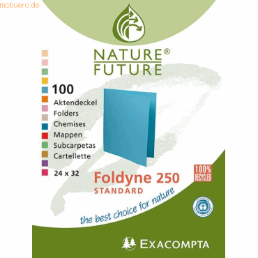 5 x Exacompta Aktendeckel Forever A4 220g VE=100 Stück dunkelblau 5 x Exacompta Aktendeckel Forever A4 220g VE=100 Stück dunkelblau von Exacompta