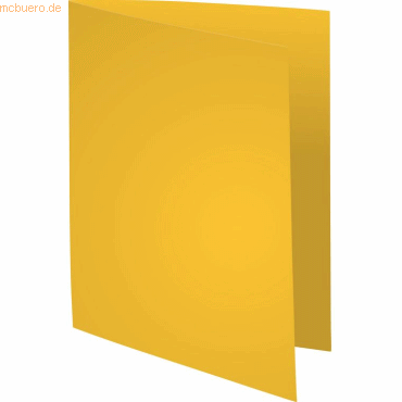 5 x Exacompta Aktendeckel Forever A4 220g VE=100 Stück gelb von Exacompta