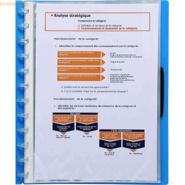 5 x Exacompta Ersatzhüllen für Sichtbuch Exaring A4 kristall transpare 5 x Exacompta Ersatzhüllen für Sichtbuch Exaring A4 kristall transpare von Exacompta