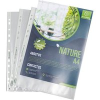 Exacompta Prospekthüllen Forever DIN A4 transparent genarbt 0,09 mm, 50 St. von Exacompta