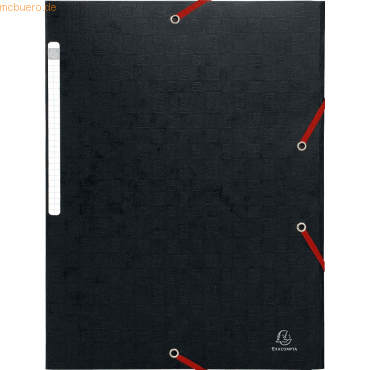 50 x Exacompta Sammelmappe A4 Scotten Manila-Karton 425g/qm schwarz 50 x Exacompta Sammelmappe A4 Scotten Manila-Karton 425g/qm schwarz von Exacompta