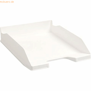 6 x Exacompta Briefablage A4 Kunststoff weiß von Exacompta