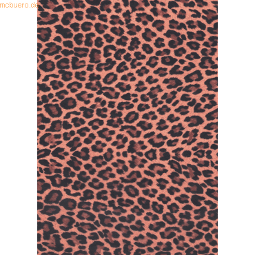 6 x Exacompta Decopatchpapier 39x30cm 25g/qm Leopard von Exacompta