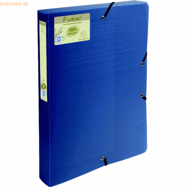 8 x Exacompta Archivbox forever Recycled PP Rückenbreite 40mm blau 8 x Exacompta Archivbox forever Recycled PP Rückenbreite 40mm blau von Exacompta