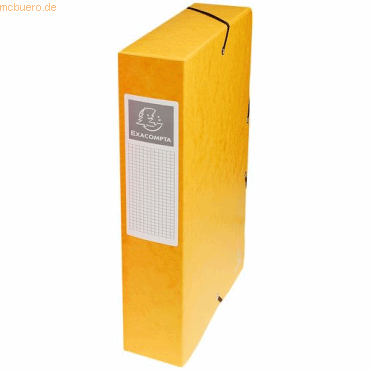 8 x Exacompta Sammelbox A4 60mm Manila-Karton gelb 8 x Exacompta Sammelbox A4 60mm Manila-Karton gelb von Exacompta