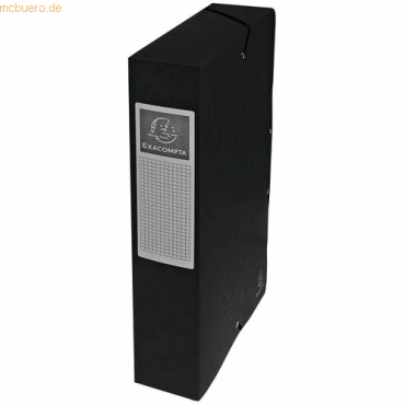 8 x Exacompta Sammelbox A4 60mm Manila-Karton schwarz 8 x Exacompta Sammelbox A4 60mm Manila-Karton schwarz von Exacompta