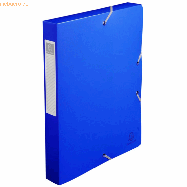 8 x Exacompta Sammelbox Uni A4 60mm PP blau 8 x Exacompta Sammelbox Uni A4 60mm PP blau von Exacompta