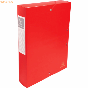 8 x Exacompta Sammelbox Uni A4 60mm PP rot 8 x Exacompta Sammelbox Uni A4 60mm PP rot von Exacompta
