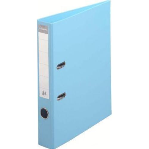 Aktenordner, A4, Rücken 50 mm, PVC beschichtet, Farbe hellblau – 10 Stück Aktenordner, A4, Rücken 50 mm, PVC beschichtet, Farbe hellblau – 10 Stück von Exacompta