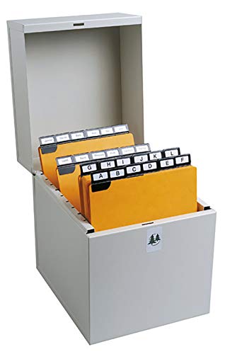 Exacompta 54711E Karteikassette Metalib für bis zu 500 Karteikarten DIN A7 hoch Tragegriffe vorne und hinten grau Karteikasten Exacompta 54711E Karteikassette Metalib für bis zu 500 Karteikarten DIN A7 hoch Tragegriffe vorne und hinten grau Karteikasten von Exacompta