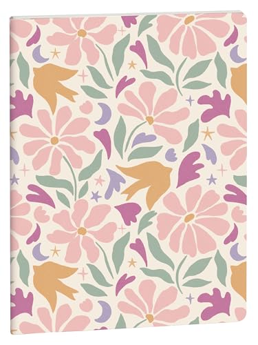 Exacompta - Art.-Nr. 210509E – 1 Notizbuch Paloma, liniert, Format A5, Blumenmotiv von Exacompta