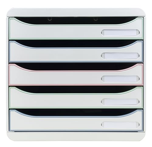EXACOMPTA - Art.-Nr. 309303D – BIG BOX PLUS Autentik – 5 Schubladen für A4+ Dokumente – Außenmaße: 34,7 x 27,8 x 27,1 cm – verschiedene Farben EXACOMPTA - Art.-Nr. 309303D – BIG BOX PLUS Autentik – 5 Schubladen für A4+ Dokumente – Außenmaße: 34,7 x 27,8 x 27,1 cm – verschiedene Farben von Exacompta
