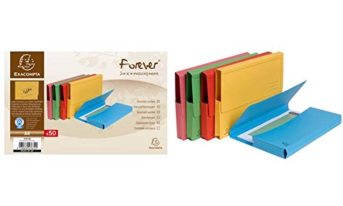 EXACOMPTA Dokumententasche FOREVER, DIN A4, farbig sortiert, Sie erhalten 50 Stück EXACOMPTA Dokumententasche FOREVER, DIN A4, farbig sortiert, Sie erhalten 50 Stück von Exacompta