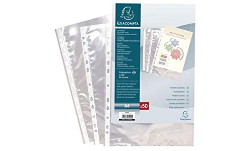 EXACOMPTA Prospekthülle, DIN A4, PP, glasklar, Sie erhalten 1 Packung, Packungsinhalt: 100 Hüllen EXACOMPTA Prospekthülle, DIN A4, PP, glasklar, Sie erhalten 1 Packung, Packungsinhalt: 100 Hüllen von Exacompta