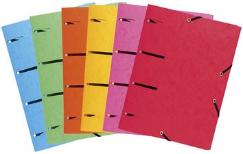 EXACOMPTA Sammelmappe Punchy +, aus Karton, farbig sortiert von Exacompta