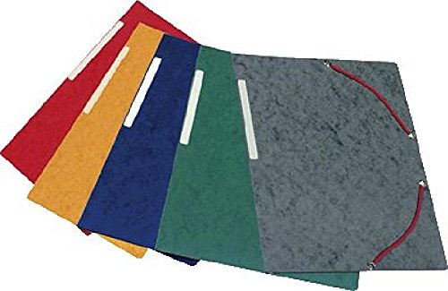 EXCACOMPTA Eckspannmappe A4 ohne Klappe/5513E, dunkelgrün, 240x320mm von Exacompta