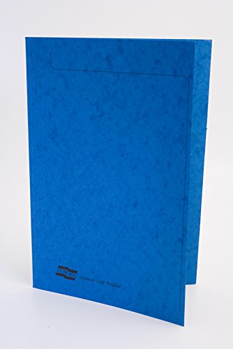 Europa Dokumentenmappe 300 Mikron Folio-Format 50 Stück blau von Exacompta