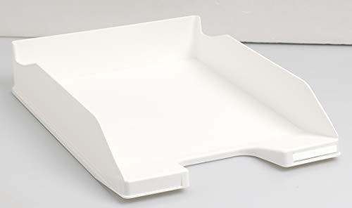 Exacompta 11313D 6er Pack Premium Briefablage Combo Midi DIN A4. Ideale Briefkörbe für Ihre Organisation. Robuste und stapelbare Ablagekörbe weiß von Exacompta