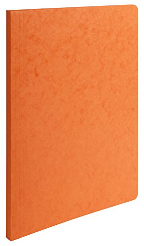 Exacompta 50er Pack Premium Aktendeckel. Aus extra starkem Colorspan-Karton für DIN A4 orange Hefter ideal für das Büro und Schule und die mobile Organisation von Exacompta