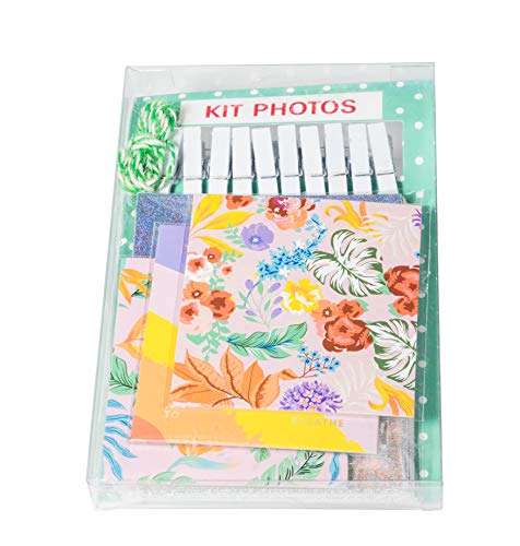 Exacompta 12351E Fotoset. 30 teiliges Bastel-Set mit Bilderrahmen Karten Fotoleine und Klammern aus Holz. Perfekt für Fotos und Bilder zum selbstgestalten und Aufhängen bunt Exacompta 12351E Fotoset. 30 teiliges Bastel-Set mit Bilderrahmen Karten Fotoleine und Klammern aus Holz. Perfekt für Fotos und Bilder zum selbstgestalten und Aufhängen bunt von Exacompta