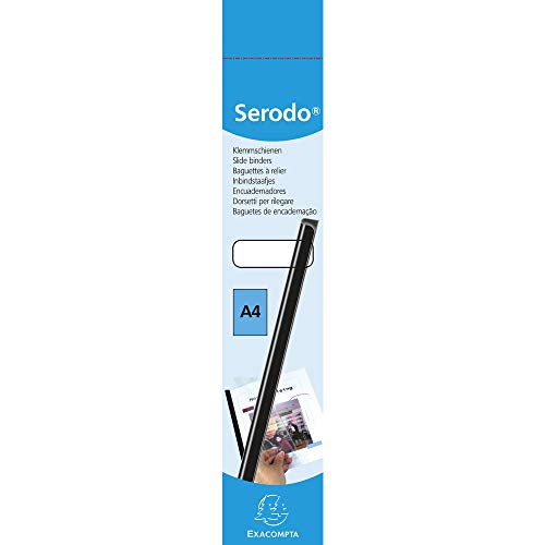 Exacompta 129780E 25er Pack Serodo Klemmschienen 12 mm DIN A4 für Bewerbungen, Dokumente etc. Exacompta 129780E 25er Pack Serodo Klemmschienen 12 mm DIN A4 für Bewerbungen, Dokumente etc. von Exacompta