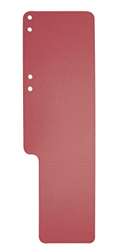 Exacompta 13703B 100er Pack Premium Aktenschwänze Exaflex aus Recycling Karton mit Seitenfalz genutet und gelocht, ideal für Exaflex Kanzlei Hängehefter für Büro Kanzlei und Anwälte, rot Exacompta 13703B 100er Pack Premium Aktenschwänze Exaflex aus Recycling Karton mit Seitenfalz genutet und gelocht, ideal für Exaflex Kanzlei Hängehefter für Büro Kanzlei und Anwälte, rot von Exacompta