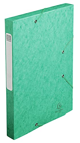 Exacompta 18503H Premium Sammelbox mit Gummizug 25 mm breit aus extra starkem Colorspan-Karton mit Rückenschild für DIN A4 Archivbox Heftbox Dokumentenbox Zeichenbox Sammelmappe grün Exacompta 18503H Premium Sammelbox mit Gummizug 25 mm breit aus extra starkem Colorspan-Karton mit Rückenschild für DIN A4 Archivbox Heftbox Dokumentenbox Zeichenbox Sammelmappe grün von Exacompta