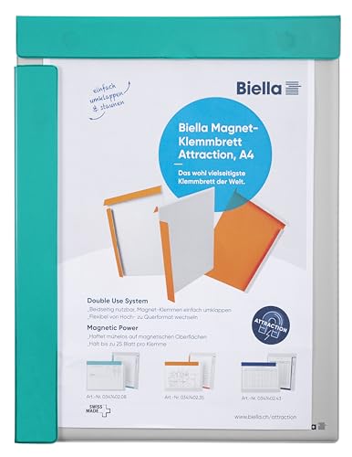 Exacompta 19393E Magnet-Klemmbrett 25 x 32,5 cm für DIN A4, türkis, ideal für Inventur und Lagerwirtschaft Exacompta 19393E Magnet-Klemmbrett 25 x 32,5 cm für DIN A4, türkis, ideal für Inventur und Lagerwirtschaft von Exacompta