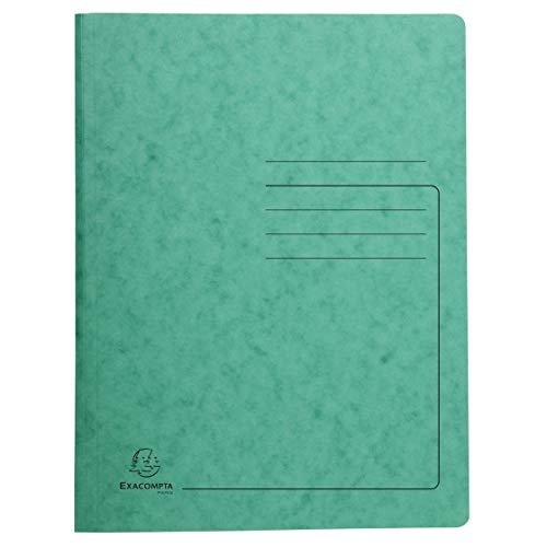 Exacompta 240223E Spiralhefter aus extra starkem Colorspan-Karton für DIN A4 24 x 32cm bedruckt bis zu 300 Blatt grün Hefter ideal für Büro und Schule Exacompta 240223E Spiralhefter aus extra starkem Colorspan-Karton für DIN A4 24 x 32cm bedruckt bis zu 300 Blatt grün Hefter ideal für Büro und Schule von Exacompta
