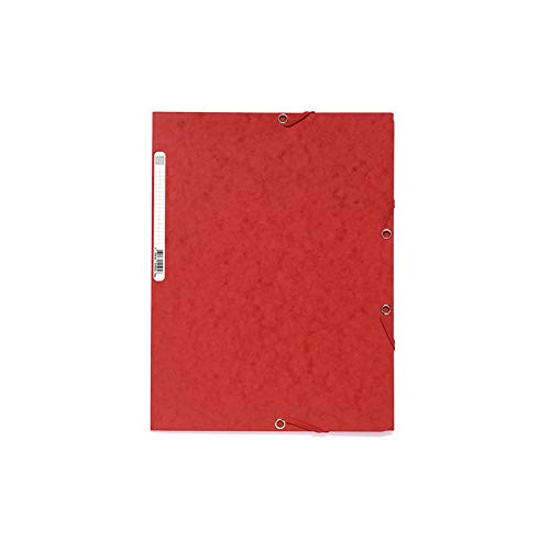 Exacompta 3 Flap Folder With Label, A4 Red – Folders (A4 Red, Red, A4, 240 mm, 320 mm) von Exacompta