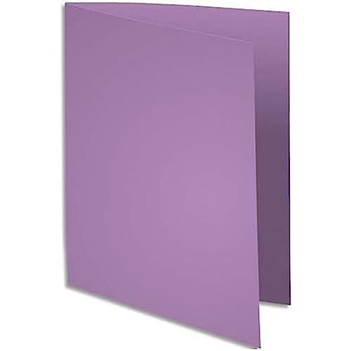 Exacompta 330008E 100er Pack Aktendeckel SUPER in Pastellfarben aus extra starkem Karton für DIN A4 ideal für Archivierung 1 Pack lila Exacompta 330008E 100er Pack Aktendeckel SUPER in Pastellfarben aus extra starkem Karton für DIN A4 ideal für Archivierung 1 Pack lila von Exacompta