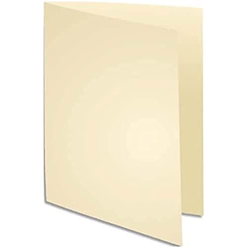 Exacompta 330025E 100er Pack Aktendeckel SUPER in Pastellfarben aus extra starkem Karton für DIN A4 ideal für Archivierung 1 Pack elfenbein Exacompta 330025E 100er Pack Aktendeckel SUPER in Pastellfarben aus extra starkem Karton für DIN A4 ideal für Archivierung 1 Pack elfenbein von Exacompta