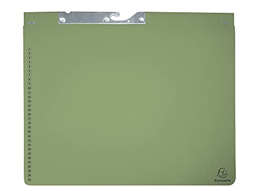 Exacompta 353125B 25er Pack Pendelhefter Exaflex aus extra starkem Recycling Karton, mit einer dehnbaren Tasche am Rückendeckel ideal für Büro, Kanzlei und Anwälte Blauer Engel grün, 1x Links- oder Rechtsheftung Exacompta 353125B 25er Pack Pendelhefter Exaflex aus extra starkem Recycling Karton, mit einer dehnbaren Tasche am Rückendeckel ideal für Büro, Kanzlei und Anwälte Blauer Engel grün, 1x Links- oder Rechtsheftung von Exacompta