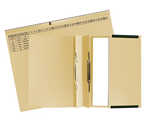 Exacompta 370422B 25er Pack Premium Kanzlei Hängehefter Exaflex Rechtsheftung, zwei Abheft-Vorrichtungen, extra starker Recycling Karton Dehntasche für Büro Kanzlei und Anwälte Blauer Engel Chamois von Exacompta