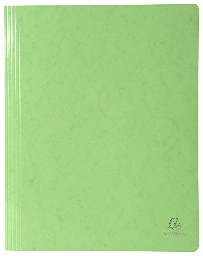 Exacompta 380805B Packung mit 25 Schnellhefter Iderama (aus Karton, praktisch und robust, mit Abstand 80 mm, für DIN A4) 25er Pack anisgrün von Exacompta