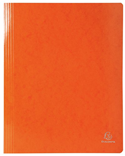 Exacompta 380809B Schnellhefter (Iderama, beschichteter Premium-Manila-Karton, wasserabweisend, 355g, A4) 1 Stück orange von Exacompta