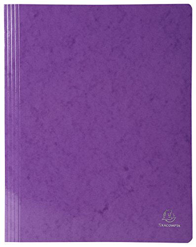 Exacompta 380812B Schnellhefter (Iderama, beschichteter Premium-Manila-Karton, wasserabweisend, 355g, A4) 1 Stück violett von Exacompta
