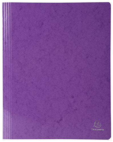 Exacompta 380812B Schnellhefter (Iderama, beschichteter Premium-Manila-Karton, wasserabweisend, 355g, A4) 1 Stück violett von Exacompta