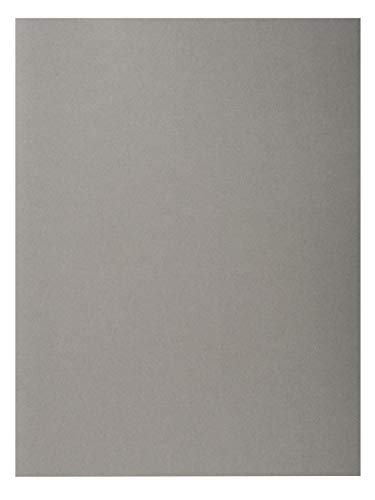 Exacompta 420009E 100er Pack Aktendeckel Forever® 170 g/m2 Aus Recycling-Karton für DIN A4 Blauer Engel ideal für die lose Blatt-Ablage grau Sammelmappe Dokumentenmappe von Exacompta