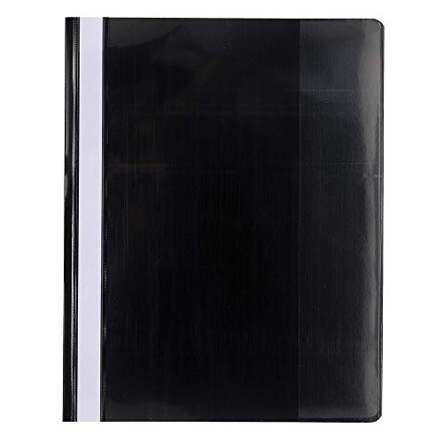 Exacompta 439901B Premium Schnellhefter. Aus PVC-Folie für DIN A4 kaufmännische Heftung mit Beschriftungsstreifen Hefter Ideal für Büro und Schule schwarz Exacompta 439901B Premium Schnellhefter. Aus PVC-Folie für DIN A4 kaufmännische Heftung mit Beschriftungsstreifen Hefter Ideal für Büro und Schule schwarz von Exacompta